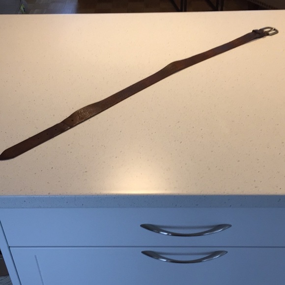 Free🌷 MARVEL Spider-Man leather web belt size 32 brown - Picture 5 of 5